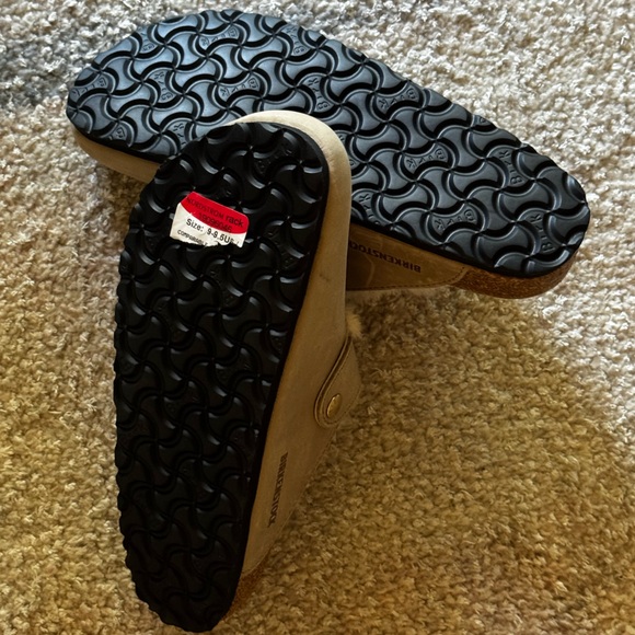 NEW Birkenstock Boston Big Buckle Shearling in Tobacco Brown - Picture 11 of 11